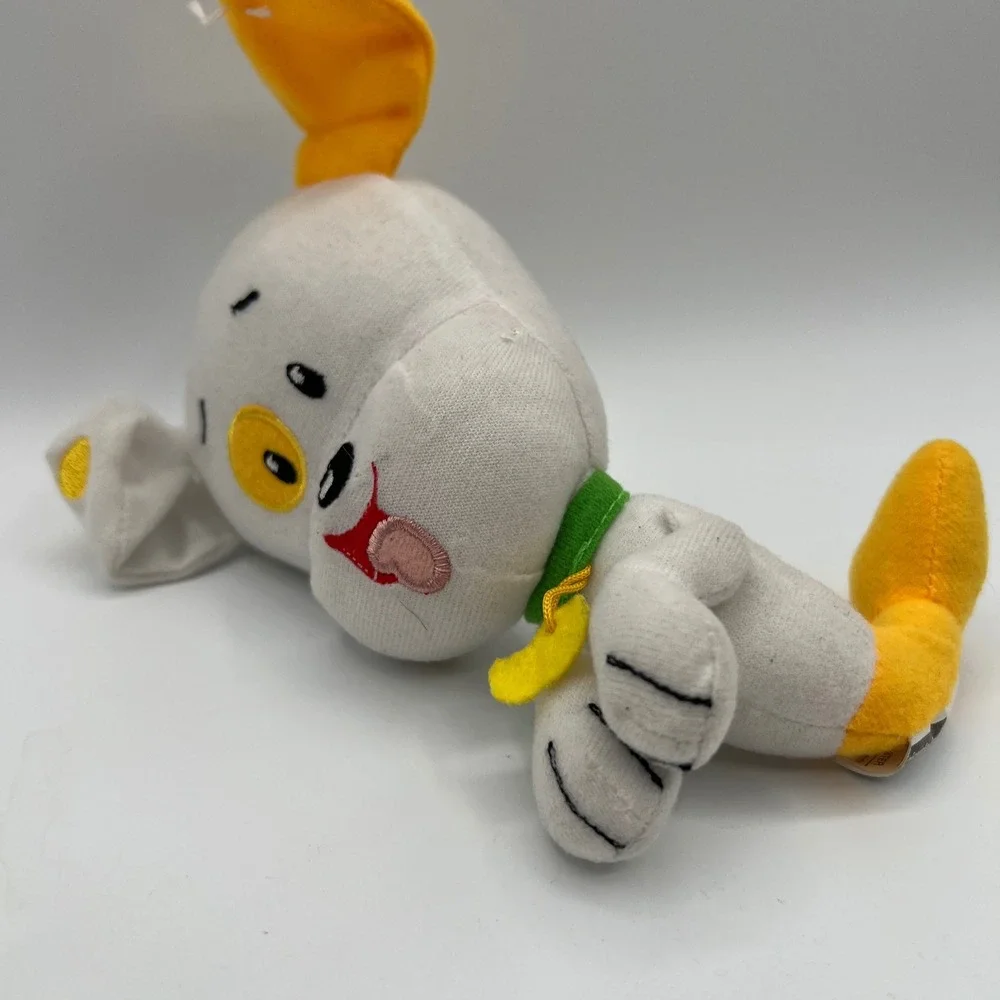Nickelodeon Bubble Guppies Bubble Puppy Plush White Dog Green Collar 2013 7 inch